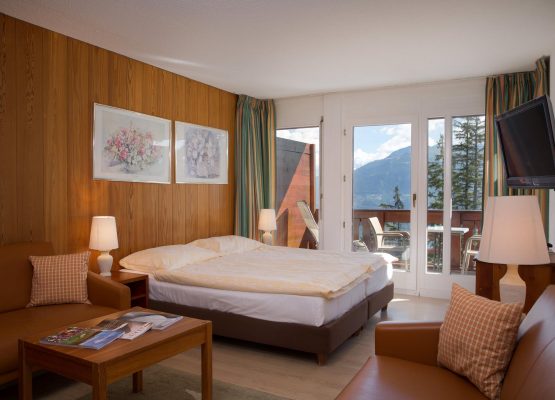 Helvetia Intergolf Appart Hôtel Crans Montana Studio